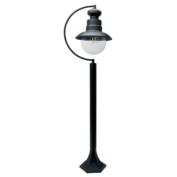 Светильник садово-парковый Feron PL576 столб 60W 230V E27, черный