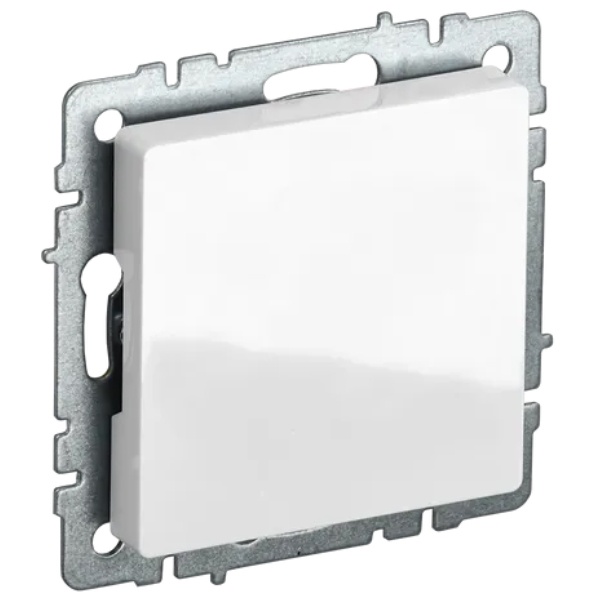 Заглушка с суппортом ИЭК BRITE белый (МЗ10-БрБ)