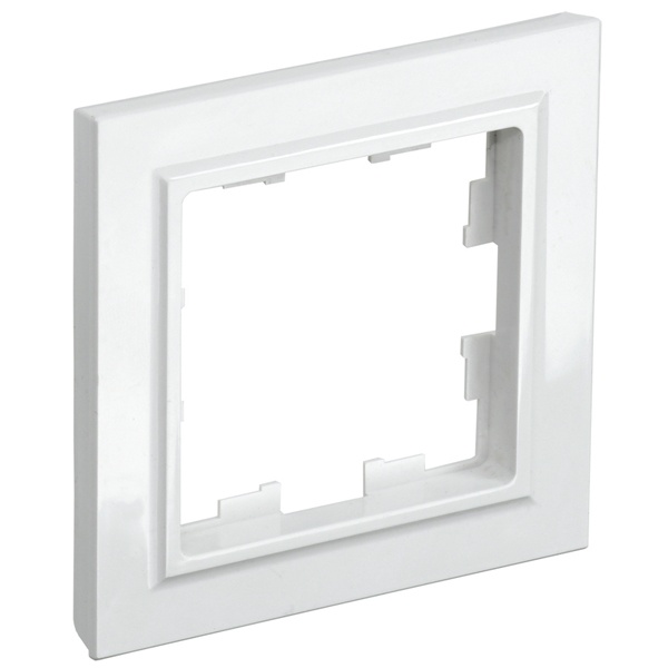 Рамка на 1 пост ИЭК BRITE белый (РУ-1-БрБ)