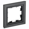 Рамка на 1 пост ИЭК BRITE черный (РУ-1-БрЧ)