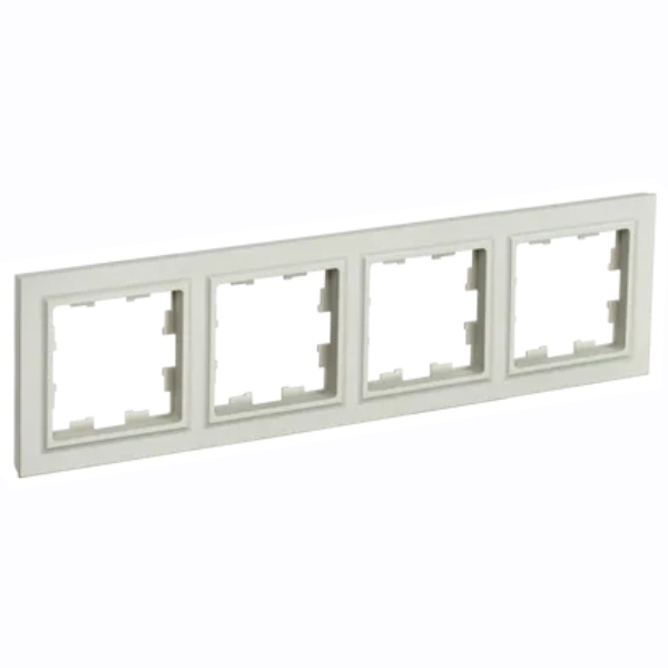 Рамка на 4 поста ИЭК BRITE бежевый (РУ-4-БрКр)