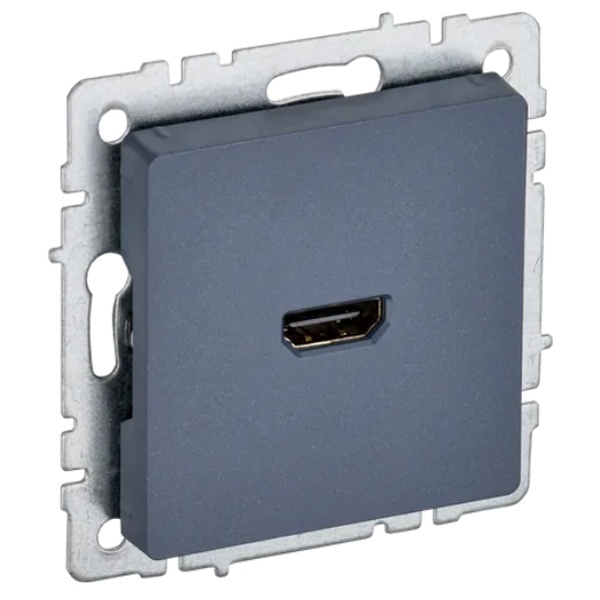 Розетка HDMI ИЭК BRITE маренго (РHDMI ИЭК BRITE-0-БрМ)