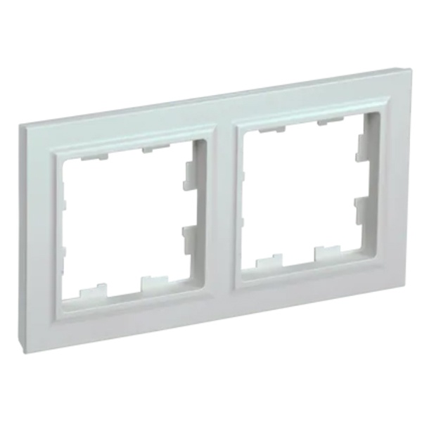 Рамка на 2 поста ИЭК BRITE жемчуг (РУ-2-БрЖ)