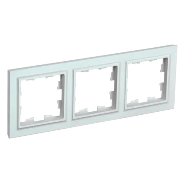 Рамка на 3 поста ИЭК BRITE жемчуг (РУ-3-БрЖ)