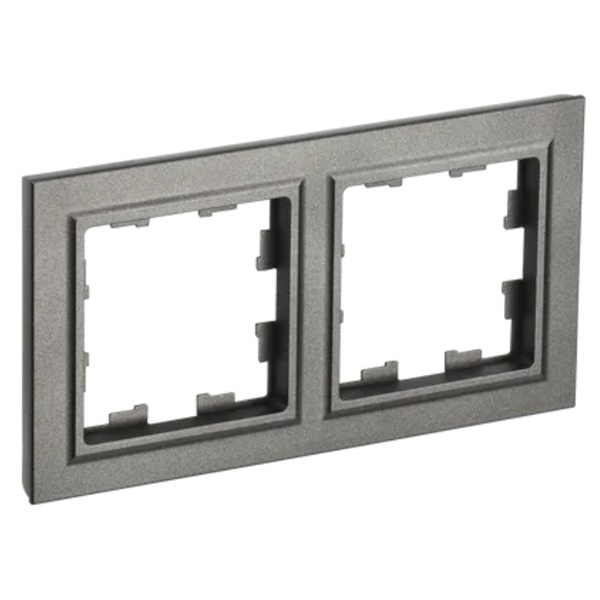 Рамка на 2 поста ИЭК BRITE шампань (РУ-2-БрШ)