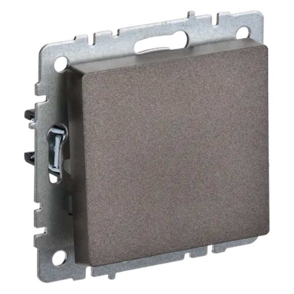 Выключатель 1-клавишный ИЭК BRITE 10А бронза (ВС10-1-0-БрТБ)