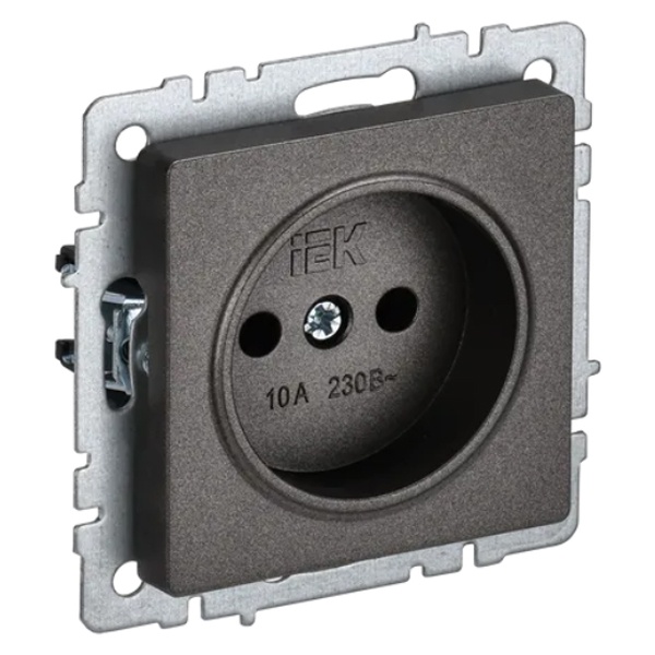 Розетка ИЭК BRITE 2P 10А бронза (РС10-1-0-БрТБ)