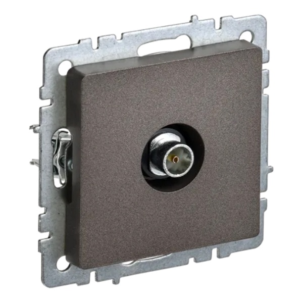 Розетка TV ИЭК BRITE оконечная бронза (РТВ11-0-БрТБ)