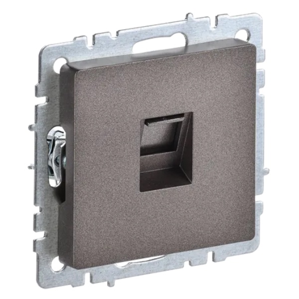 Розетка компьютерная ИЭК BRITE RJ45 кат.5E бронза (РК10-БрТБ)