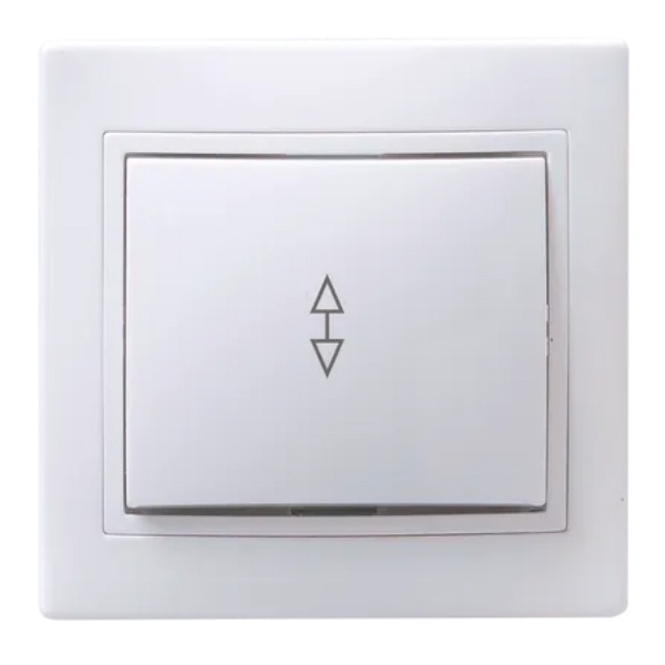 Переключатель 1-клавишный Generica КВАРТА 10А белый (ВСп10-1-0-КБ)