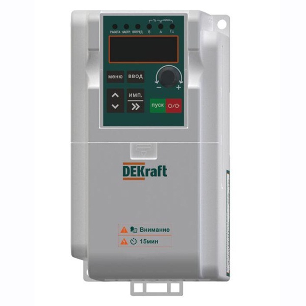 Преобразователь частоты DEKraft DEKV060-0.75кВт 1 фаза 220В
