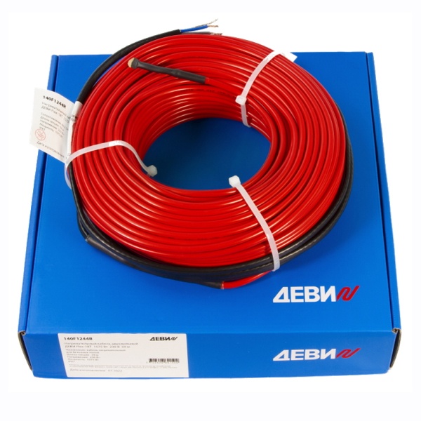 Греющий кабель Деви Flex-18T 1625Вт 230В 90,0м (DTIP-18)