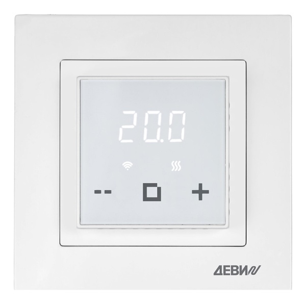 Терморегулятор Деви Classy (замена DEVIreg™ Touch) с датчиком пола, белый