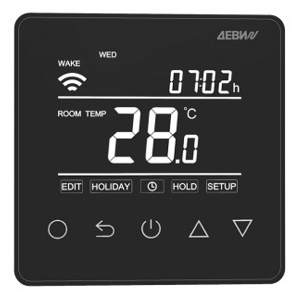 Терморегулятор Деви Prime (замена DEVIreg™ Smart) интеллектуальный с WI-FI, черный, 16A