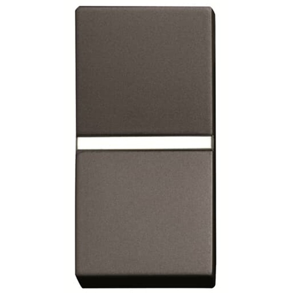 Одноклавишный выключатель 1 модуль ABB Zenit, антрацит (N2101 AN)