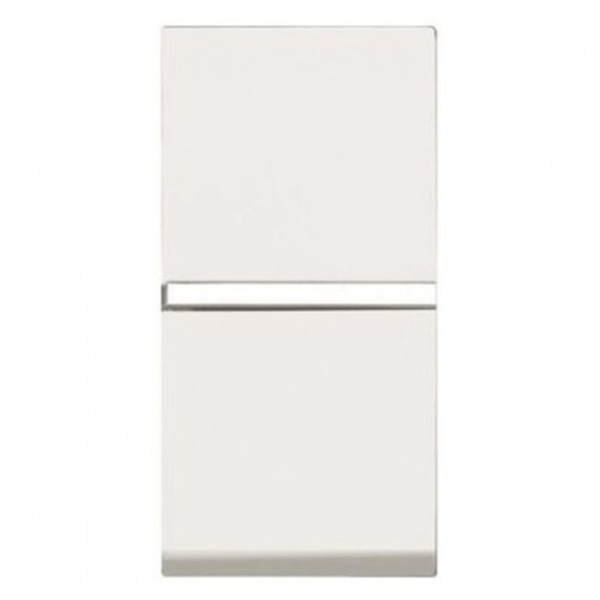 Одноклавишный выключатель 1 модуль ABB Zenit, альпийский белый (N2101 BL)