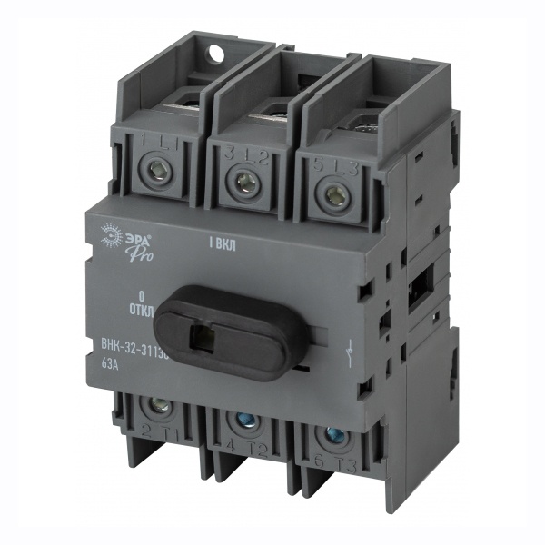 Выключатель-разъединитель ЭРА Pro ВНК-32-31130 3П 63А с фронтальной ручкой mvr20-3-063E