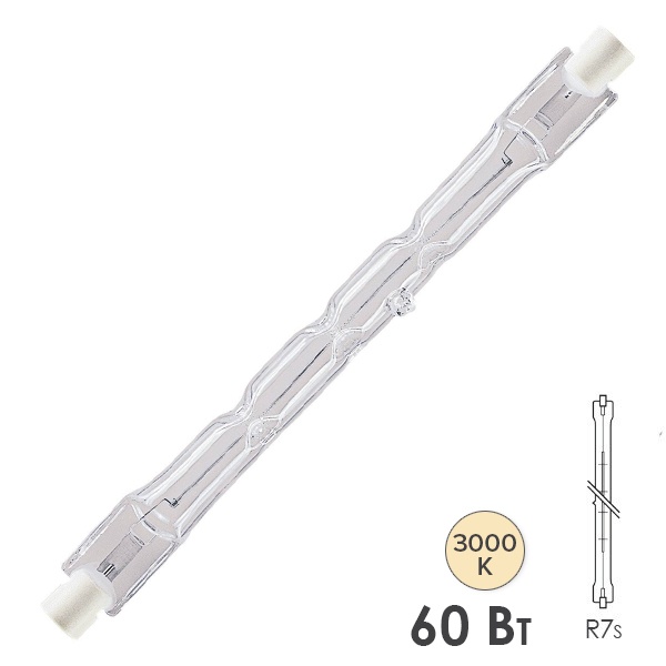 Лампа галогенная линейная Foton HL 78 60W R7s 220V 74.9mm