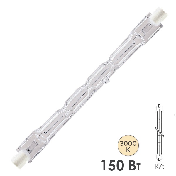 Лампа галогенная линейная Foton HL 78 150W R7s 220V 74.9mm