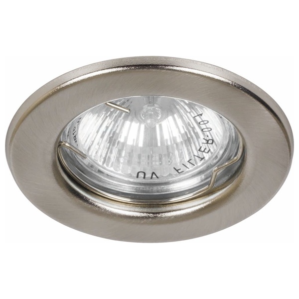 Светильник Feron DL10/DL3201 точечный MR16 G5.3/GU5.3 титан н/п штампованный