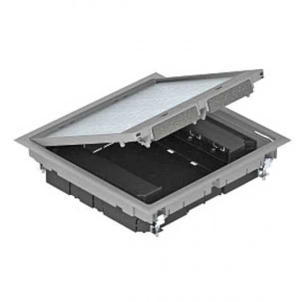 Лючок OBO Bettermann GES9 55U универсальный 8xModul45 вертикально 2xMT45V4 полиамидсерый