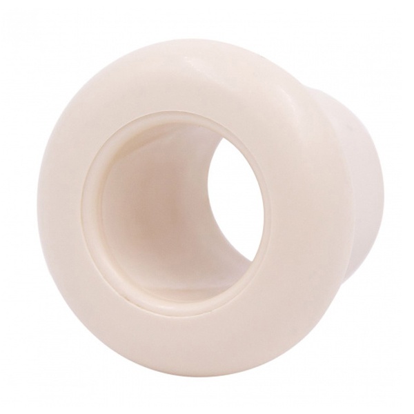 Втулка Bironi проходная через стену пластиковая песочное золото [упак. 20шт]