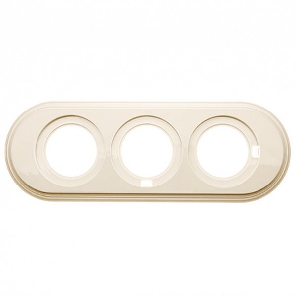 Рамка 3-я Bironi Лизетта, пластик Песочное золото