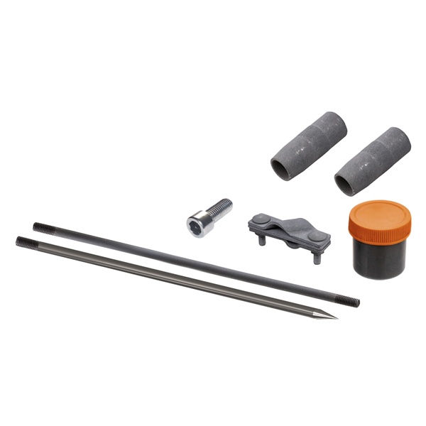 Комплект заземления TDM №20, на основе заостренных стальных оцинкованных штырей D16 3м