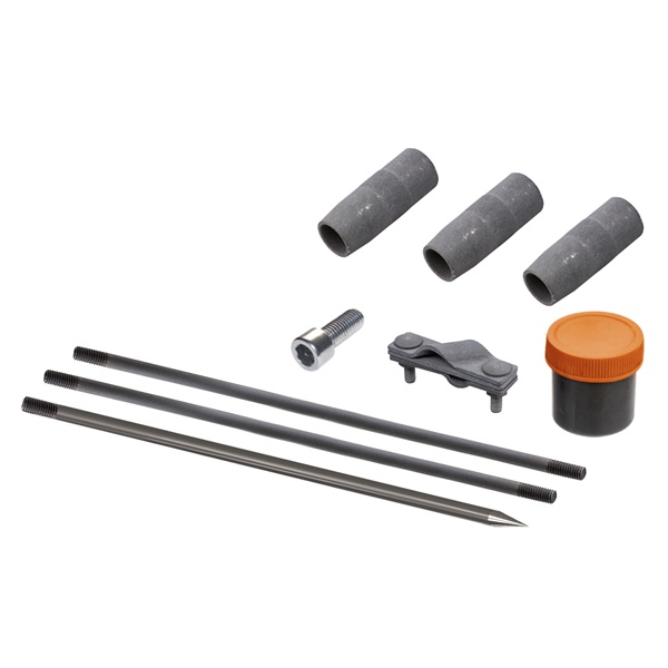 Комплект заземления TDM №21, на основе заостренных стальных оцинкованных штырей D16 4,5м