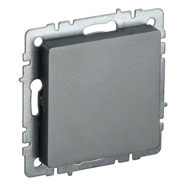 Заглушка с суппортом ИЭК BRITE сталь (МЗ10-БрС)