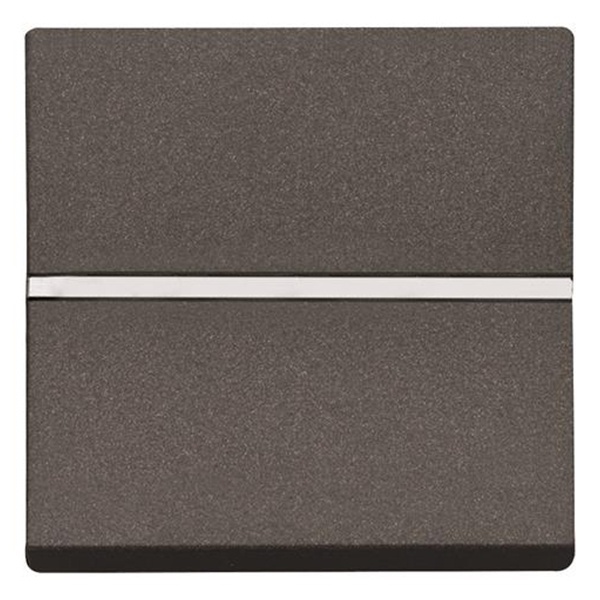 Одноклавишный выключатель 2 модуля ABB Zenit, антрацит (N2201 AN)