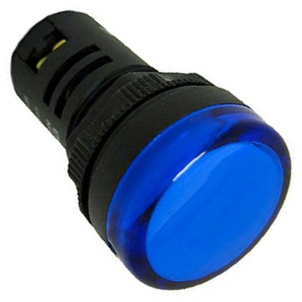 Индикатор Chint ND16-22DS/2 синий d22мм AC/DC24В (R)