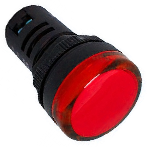 Индикатор Chint ND16-22DS/2 красный d22мм AC/DC24В (R)