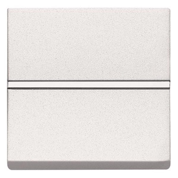 Одноклавишный выключатель 2 модуля ABB Zenit, альпийский белый (N2201 BL)