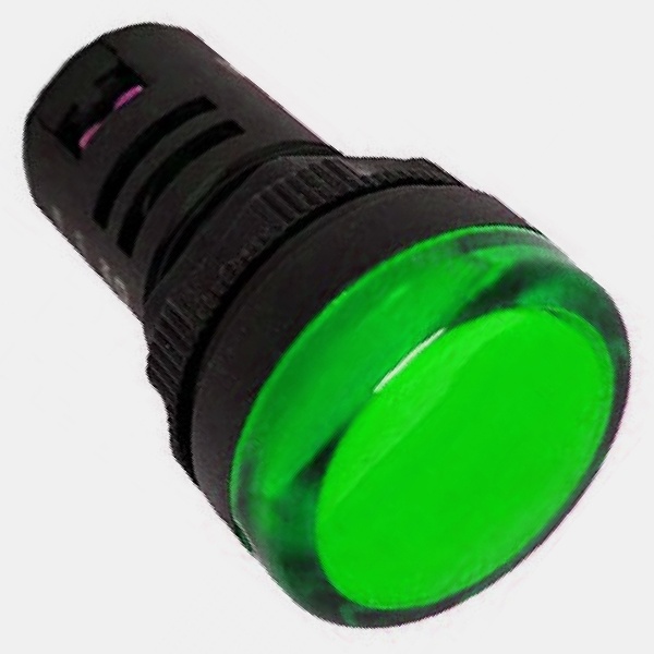 Индикатор Chint ND16-22DS/2 зеленый d22мм AC/DC24В (R)