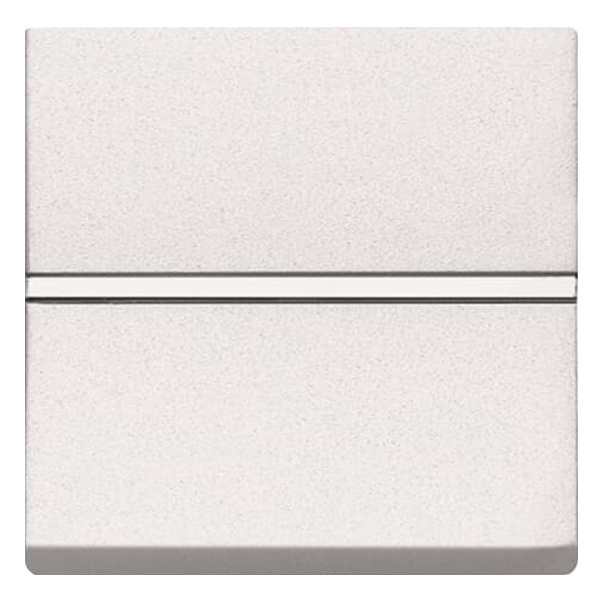 Одноклавишный переключатель 2 модуля ABB Zenit, альпийский белый (N2202 BL)