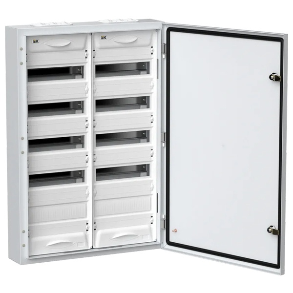 Корпус металлический навесной ИЭК TITAN 5 ЩРн-120 120(2х5х12) модулей одна дверь IP54 белый