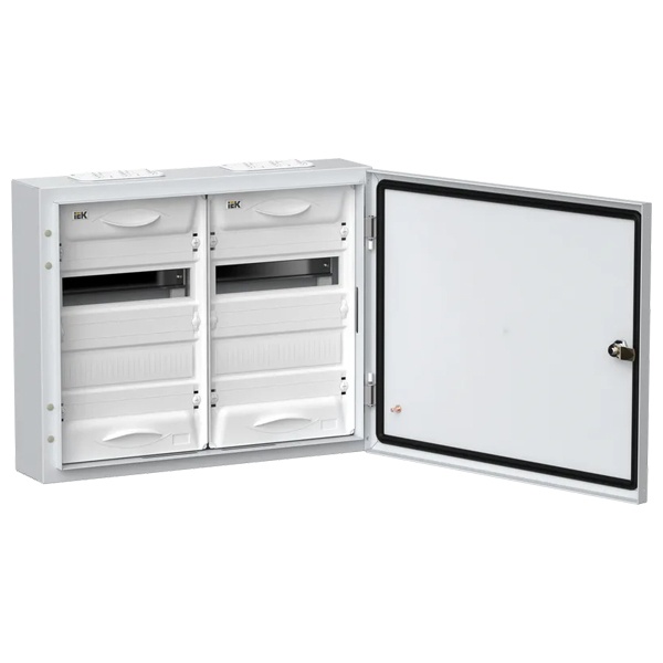 Корпус металлический навесной ИЭК TITAN 5 ЩРн-48 48(2х2х12) модулей одна дверь IP54 белый