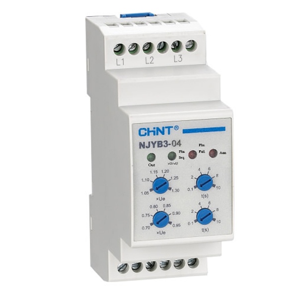 Реле контроля фаз Chint NJYB3-15 3A AC220V