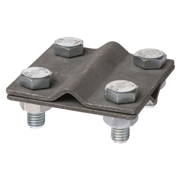 Зажим соединительный TDM крестовой 4-х болтовой прут-прут, D6-12 мм, термодиффузия