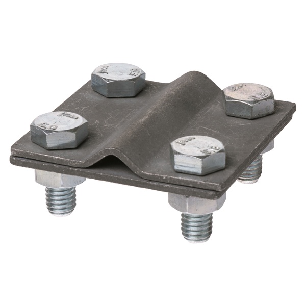 Зажим соединительный TDM 4-х болтовой, полоса 30х4мм/прут D6-10 мм, термодиффузия