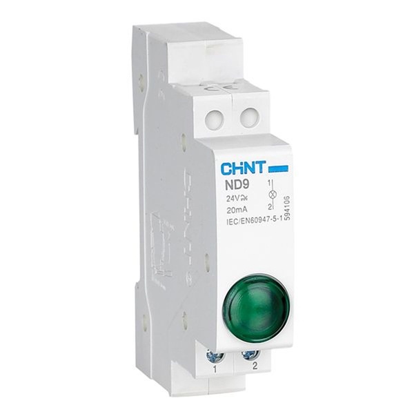 Индикатор Chint ND9-1/g зеленый, AC/DC230В (LED)