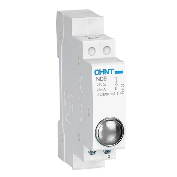 Индикатор Chint ND9-1/w белый , AC/DC230В (LED)