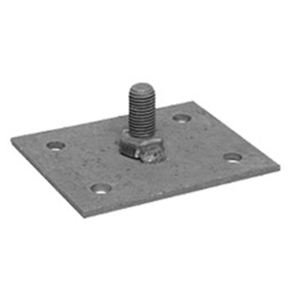 Монтажная пластина TDM 170х40 мм для изоляционной штанги, М8, термодиффузия
