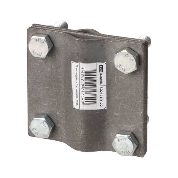 Держатель TDM фасадный сборный для прута D6-10 мм длина 160 мм, дюбель, полимерный зажим