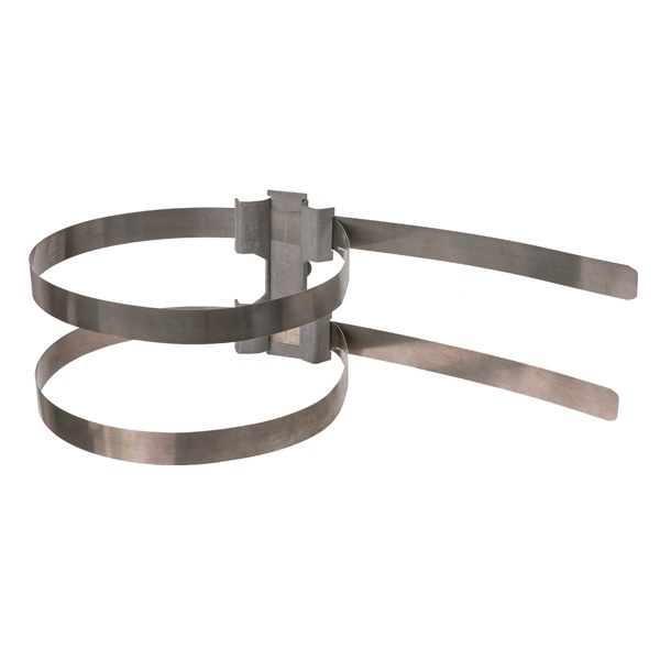 Держатель TDM хомут сдвоенный D80-500 мм для изоляционной штанги, М8, термодиффузия
