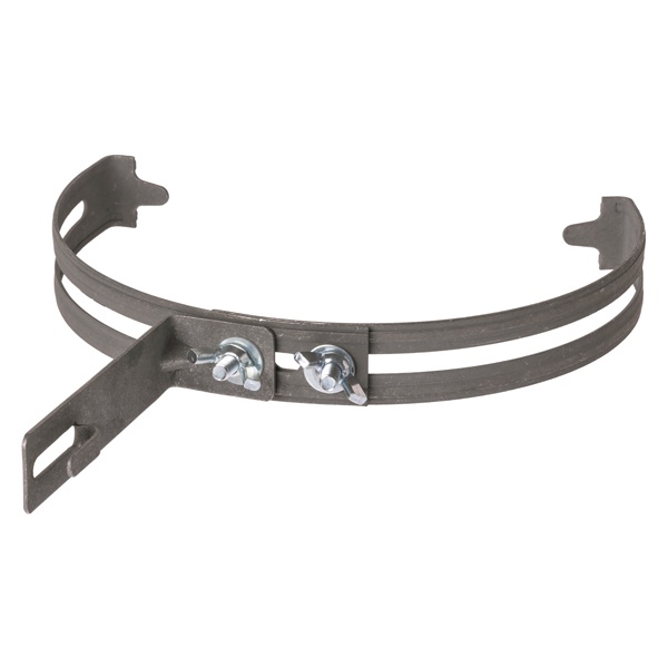 Держатель TDM регулируемый D130-240 мм на круглый конек, для прута D6-10 мм стальной крюк, термодиф.