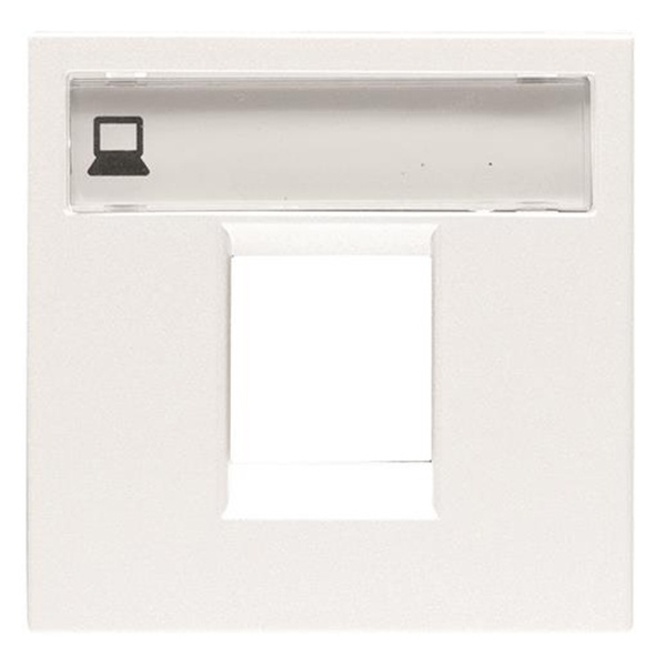 Накладка для 1-го суппорта типа 2017. и/или 2018., 2м ABB Zenit, альпийский белый (N2218.1 BL)