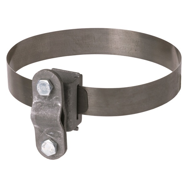 Держатель TDM хомут D10-250 мм нержавеющая сталь, для прута D6-10 мм, стальной зажим термодиффузия