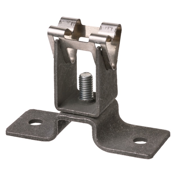 Держатель TDM для гориз. и верт. поверхностей стальной фикс. для прута D8 мм высота 45 мм гор. цинк.